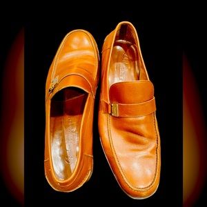 Salvatore Ferragamo Men's dress shoe brown. 11.5 EE